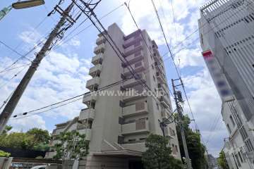 プラウド守山西新の外観（北西側から）