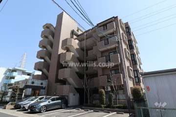 グリーンコーポ小幡の外観（北西側から）