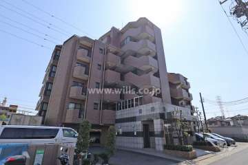 グリーンコーポ小幡の外観（北東側から）