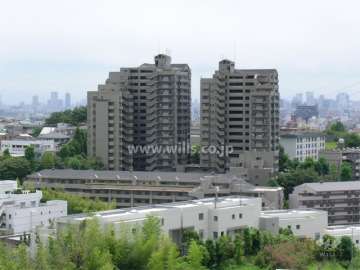 ファミールハイツ緑地公園の外観（南側から）