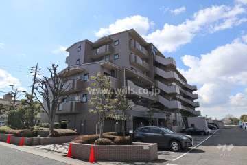 グリーンハイツ藤ヶ丘北の外観（北東側から）