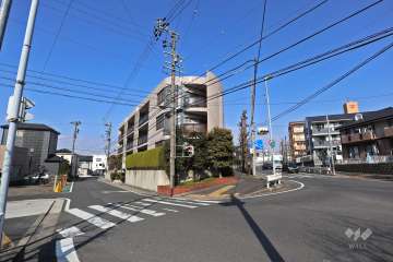 敷地南側の前面道路