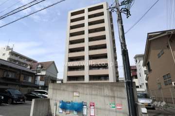 プラウド大森金城学院前の外観（南東側から）