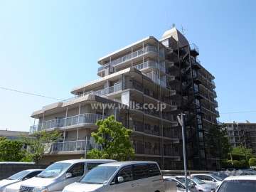 千里一条池スカイハイツA棟の外観（北東側から）