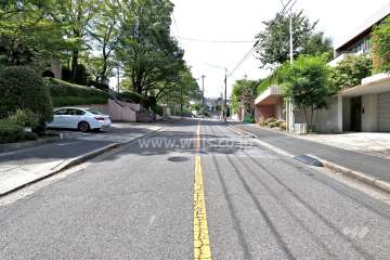 敷地北側前面道路（東側から）
