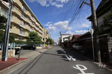 敷地南側の前面道路
