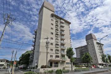 リリーハイツ田辺1.2号棟の外観（北西側から）