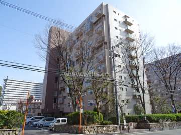 シーアイハイツ南千里Ｃ棟の外観（北西側から）