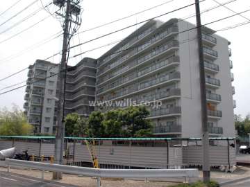 エクセレンス千里山の外観（北東側から）