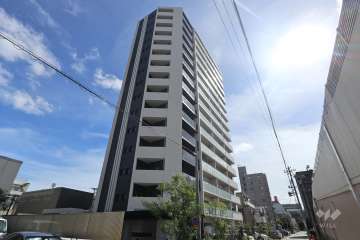 ライオンズ浅間町マークスフォートの外観（南西側から）