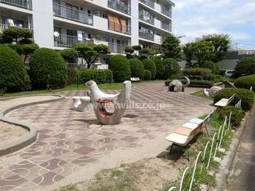 敷地内にあるプレイロット