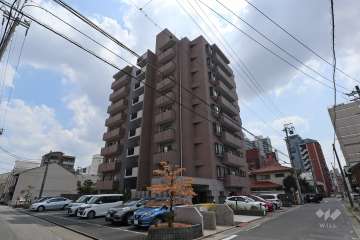 菊井町シティハウスの外観（北西側から）