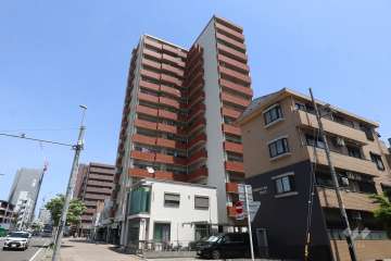 庄内コーポラスの外観（南西側から）