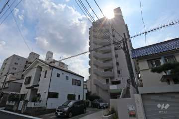 コンセール浄心の外観（北西側から）