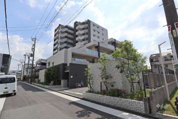 プレサンスロジェ浄心の外観（北西側から）