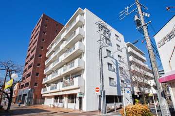 日商岩井第1城北ハイツの外観（南東側から）