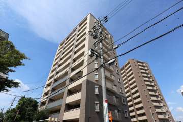 パークホームズ浄心スカイビューステージの外観（南東側から）