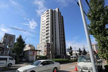 バンベール浄心レジデンスの外観（北東側から）