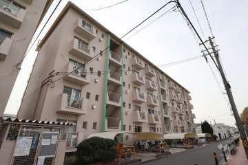 コーポ清A棟の外観（北東側から）