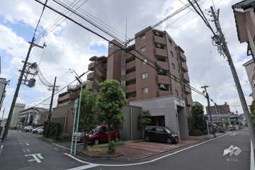 ロイヤルマンション則武新町の外観（北西側から）