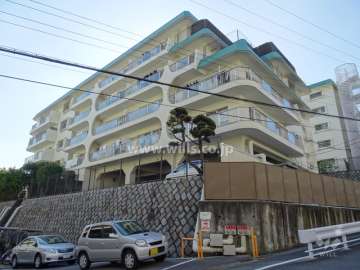 関大前スカイハイツB棟の外観（北東側から）