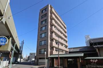 ラキャッスル小田井南外観（南西側から）