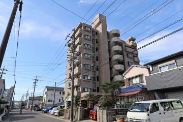 ユーハウス第3中小田井の外観（北東側から）