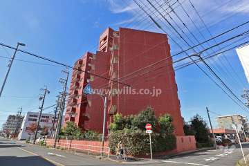 ライオンズガーデン中小田井の外観(東側から)
