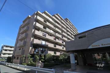 宝マンション上小田井ステーション壱番館の外観（南西側から）