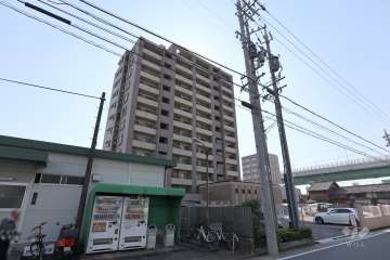 グランステイツ庄内通の外観（北東側から）