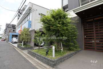 エントランス横の植栽スペース