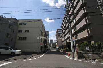 敷地南側の前面道路