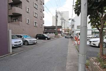 敷地北側の前面道路（志摩町第3号線）