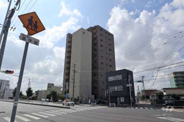 ネオスタイル栄生の外観（北西側から）