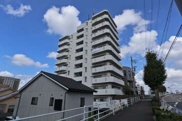 一光ハイツ東枇杷島の外観(東側から)