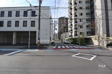 敷地東側の前面道路