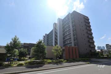 ポレスターセントラルシティ名西参番館の外観（北西側から）