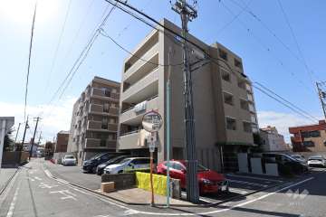 ユニーブル庄内公園の外観（北東側から）