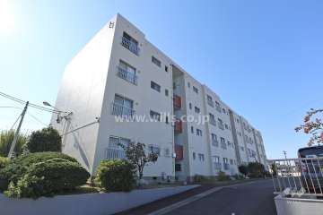 三日月住宅1号棟の外観（北東側から）