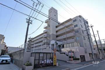 ニューコーポ松蔭の外観（北西側から）