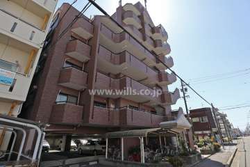 ラビデンス高畑の外観(北東側から)