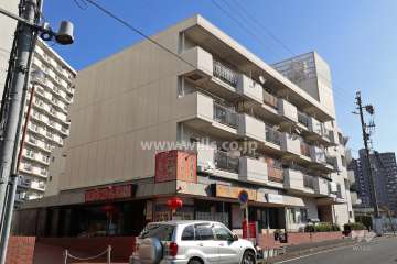 一光ハイツ山王B棟の外観（南西側から）