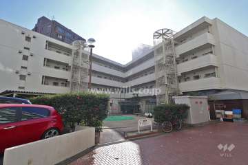 一光ハイツ山王B棟の外観（北側から）