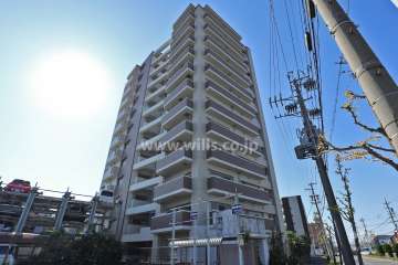 グランコート伏屋2の外観（北東側から）