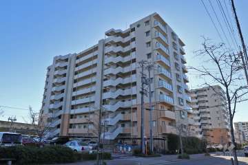 シティコーポ荒子弐番館の外観（北東側から）