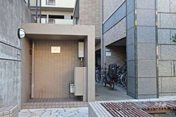 洗い場と駐輪場