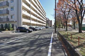 敷地南西側は『野田公園野球場』に面しています。