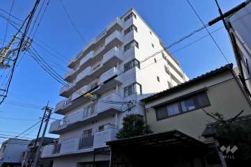 シャトー尾頭橋の外観（北西側から）