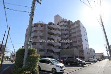 宝マンション尾頭橋ウエスト壱番館の外観（北西側から）