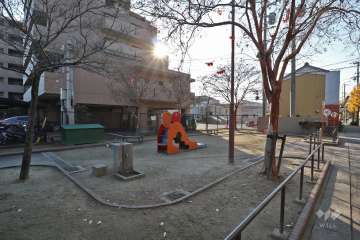 敷地北側にある『土坪公園』